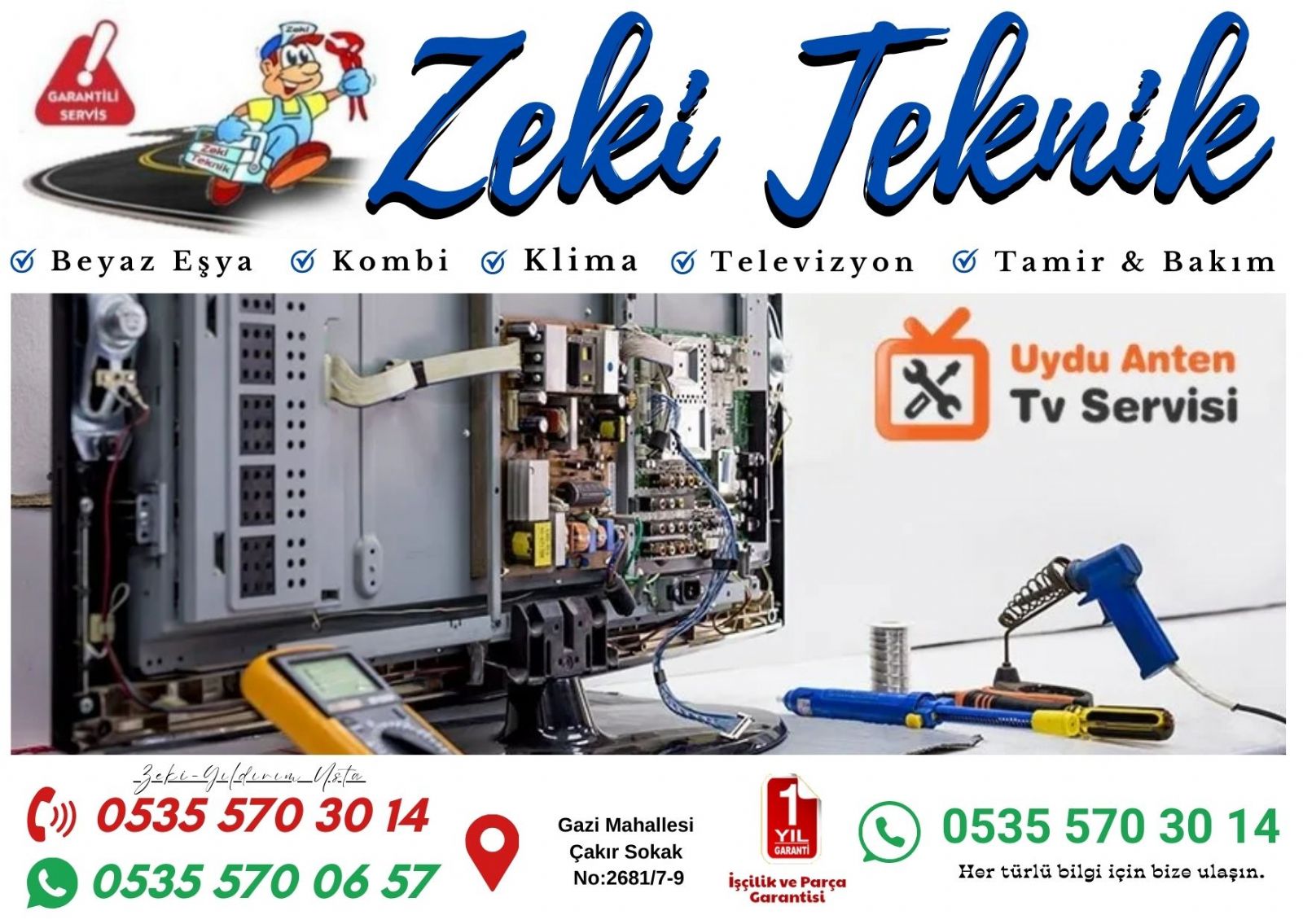 Gazi Mahallesi Televizyon Tamircisi
